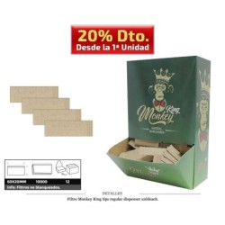 FILTRO MONKEY KING TIPS DISPENSER UNBLEACH 10000 U