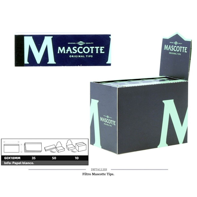 FILTRO MASCOTTE TIPS 50X35 UDS