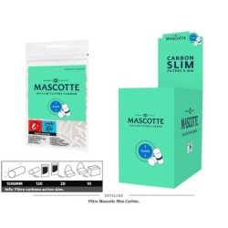 FILTRO MASCOTTE SLIM 6MM CARBON 20X120 UDS