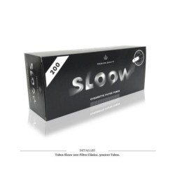 TUBOS SLOOW BLACK 200 F. CLASSIC 50X200 UDS