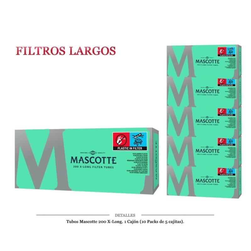 TUBOS MASCOTTE 200 XLONG 5X200 10 PACKS