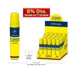 GAS CLIPPER 16 ML 25 UDS