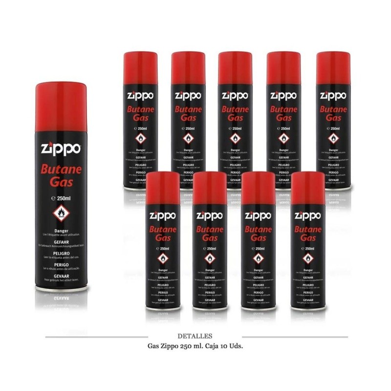 GAS ZIPPO 250 ML 10 UDS