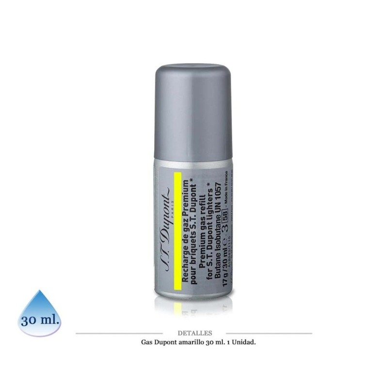 GAS DUPONT AMARILLO 30ML 1 UD.