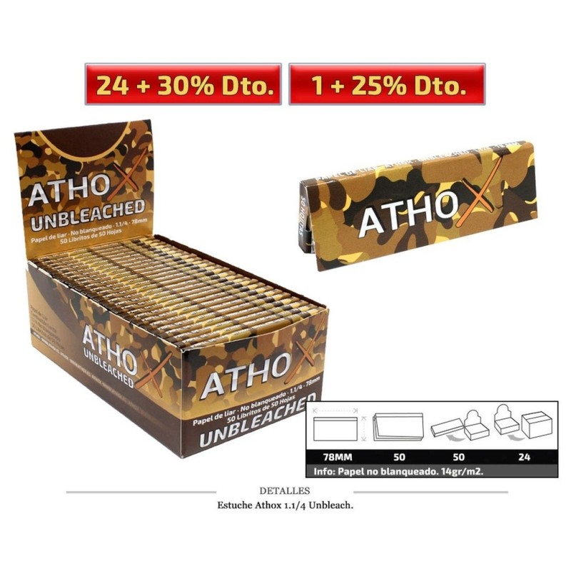 ATHOX 1.1/4 UNBLEACH 50 UDS