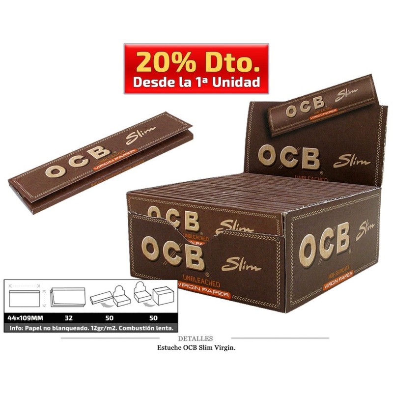 OCB SLIM VIRGIN 50 UDS