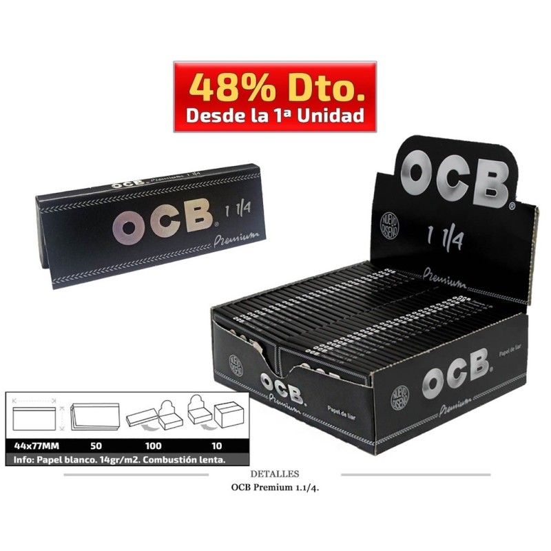 OCB 1.1/4 PREMIUM QR 100 UDS
