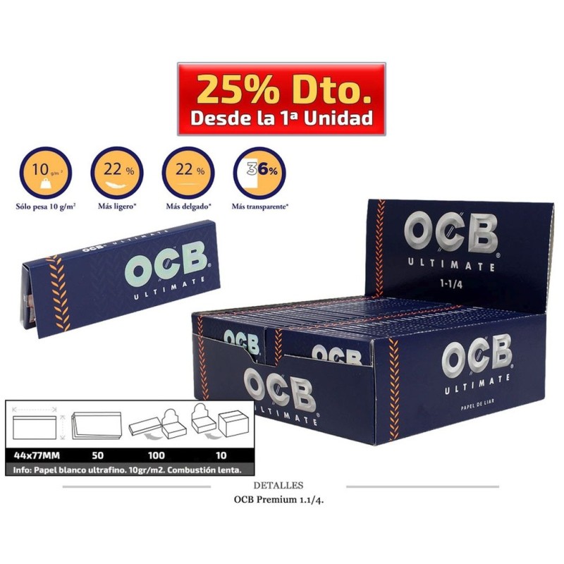 OCB 1.1/4 ULTIMATE 100 UDS