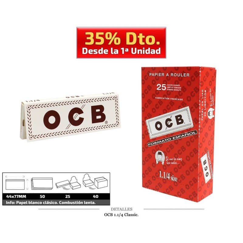 OCB 1.1/4 CLASSIC 25 UDS