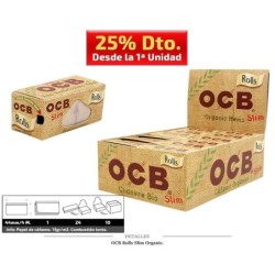 OCB ROLLS SLIM ORGANIC 24 UDS