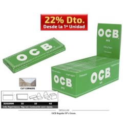 OCB REGULAR Número1 GREEN 50 UDS