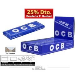 OCB REGULAR Número1 BLUE CLASSIC 25 UDS
