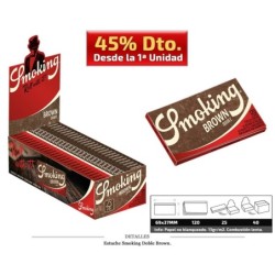 SMOKING DOBLE BROWN 25 UDS
