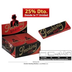 SMOKING MEDIUM 1.1/4 DELUXE 2.0. 100 UDS