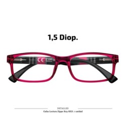 GAFAS LECTURA ZIPPO B25 RED 1.5 DIOP 1 UD