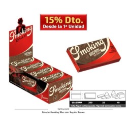 SMOKING BLOC 200 REGULAR BROWN 20 UDS