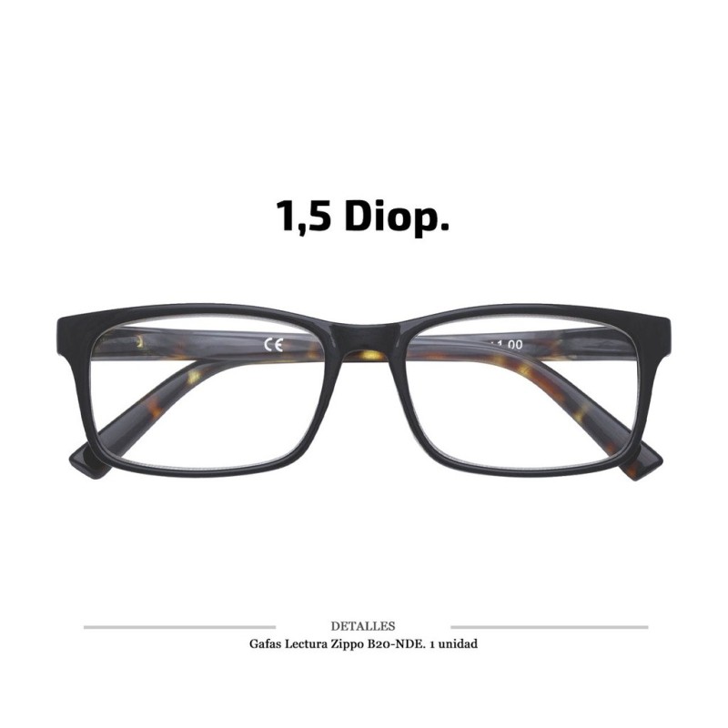 GAFAS LECTURA ZIPPO B20 NDE 1.5 DIOP 1 UD