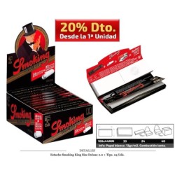 SMOKING KING SIZE DELUXE 2.0 + TIPS 24 UDS