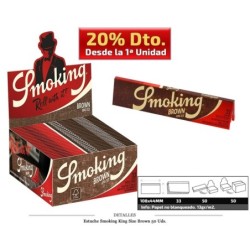 SMOKING KING SIZE BROWN 50 UDS