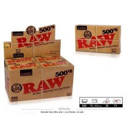 RAW BLOC 500 1.1/4 CLASSIC 20 UDS