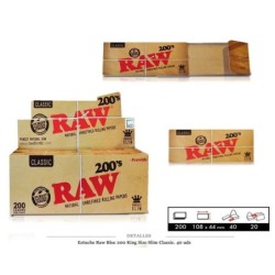 RAW BLOC 200 KING SIZE SLIM CLASSIC 40 UDS