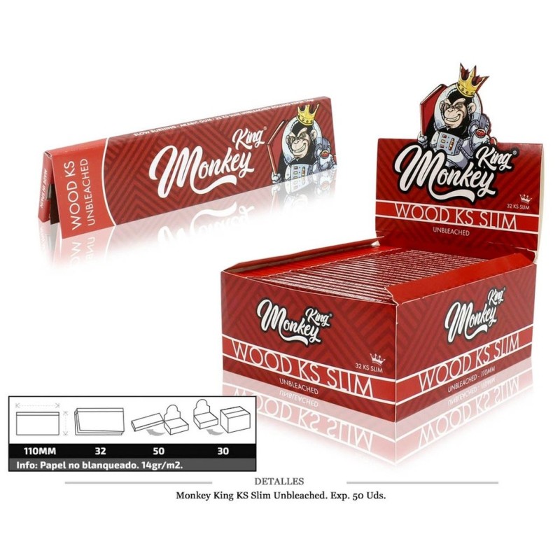MONKEY KING KS SLIM UNBLEACH 50 UDS