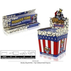 MONKEY KING KS SLIM+TIPS SMELL POPCORN 24 UDS