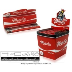 MONKEY KING KS SLIM+TIPS SMELL RED COLA 24 UDS