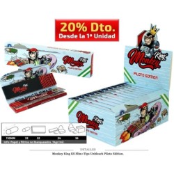MONKEY KING KS SLIM+TIPS UNBLEACH PILOTO EDITION 24 UDS