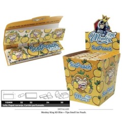 MONKEY KING KS SLIM+TIPS SMELL ICE PEACH 24 UDS