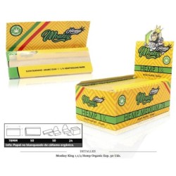 MONKEY KING 1 1/4 HEMP ORGANIC 50 UDS