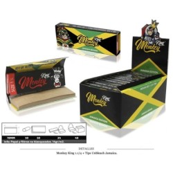 MONKEY KING 1.1/4+TIPS UNBLEACH JAMAICA 24 UDS
