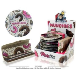 MUNCHIES KIT CENICERO 14CM+KS SLIM+TIPS 12 U