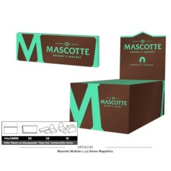 MASCOTTE MEDIUM 1.1/4 BROWN MAGNETICO 50 UDS