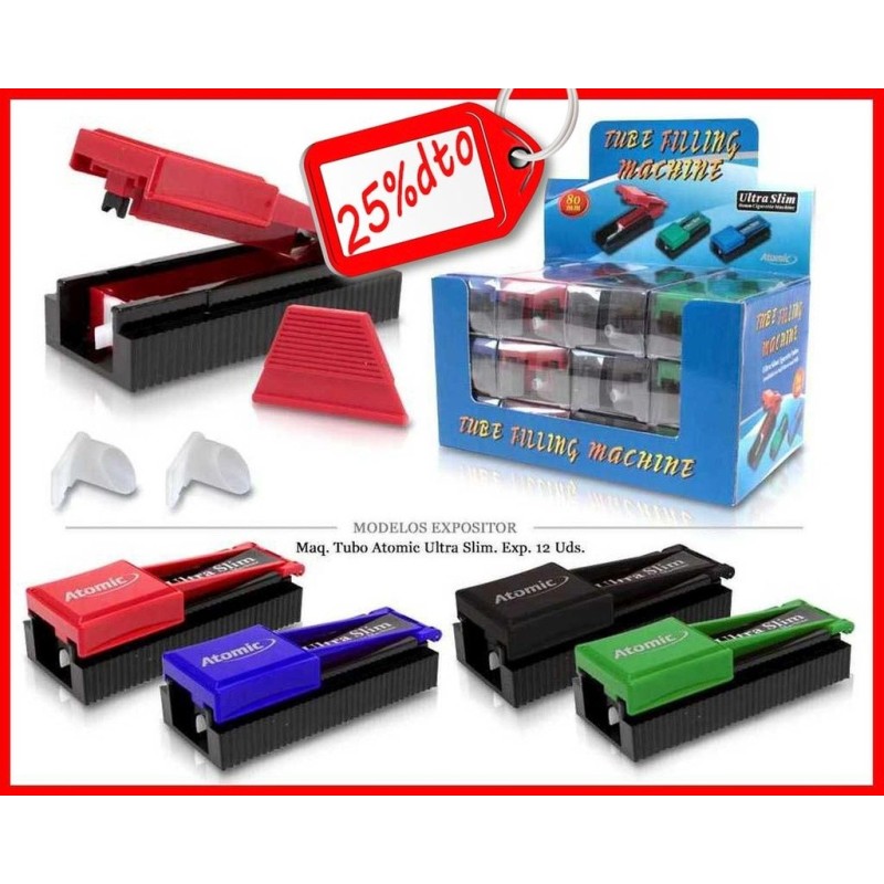 MAQ. TUBO ATOMIC BASIC SLIM 12 UDS