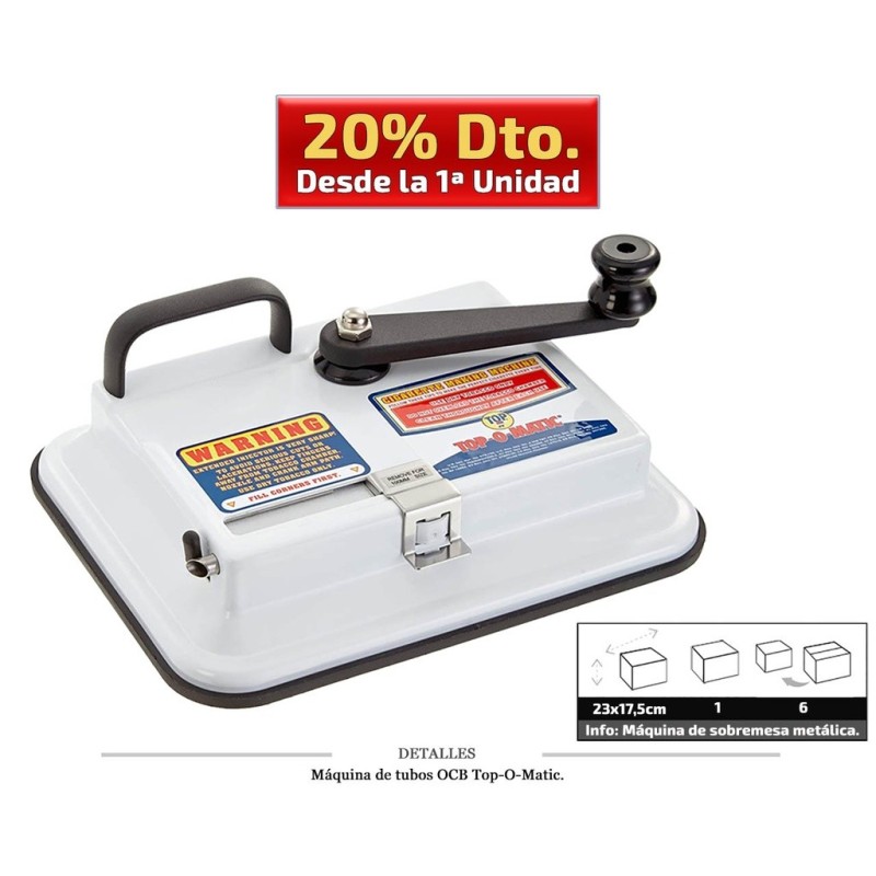 MAQ TUBO OCB SOBREMESA TOPMATIC NEW 23x17 5 CM