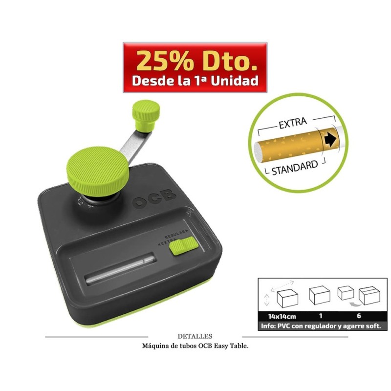 MAQ TUBO OCB SOBREMESA EASY TABLE 14x14CM 1 UD