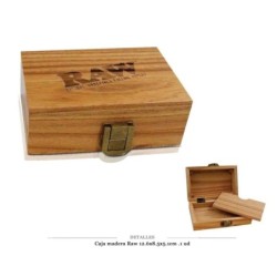 CAJA MADERA RAW 12,6X8,5X5,1 CM 1 UD
