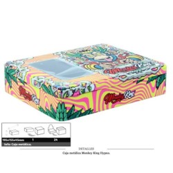 CAJA METALICA MONKEY KING HYPNO 195X155X45MM 1 UD