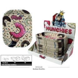 BANDEJA MUNCHIES METALICA 14X18CM 20 UDS