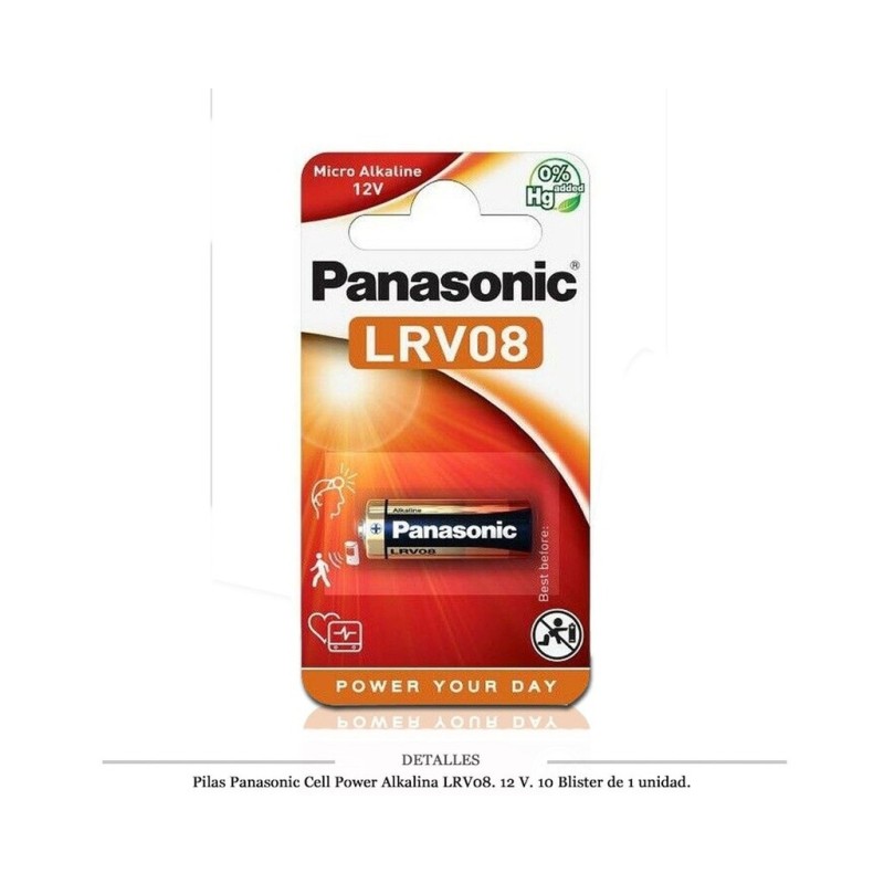 PANASONIC CELL P.ALK.LRV08-12V B1/10B