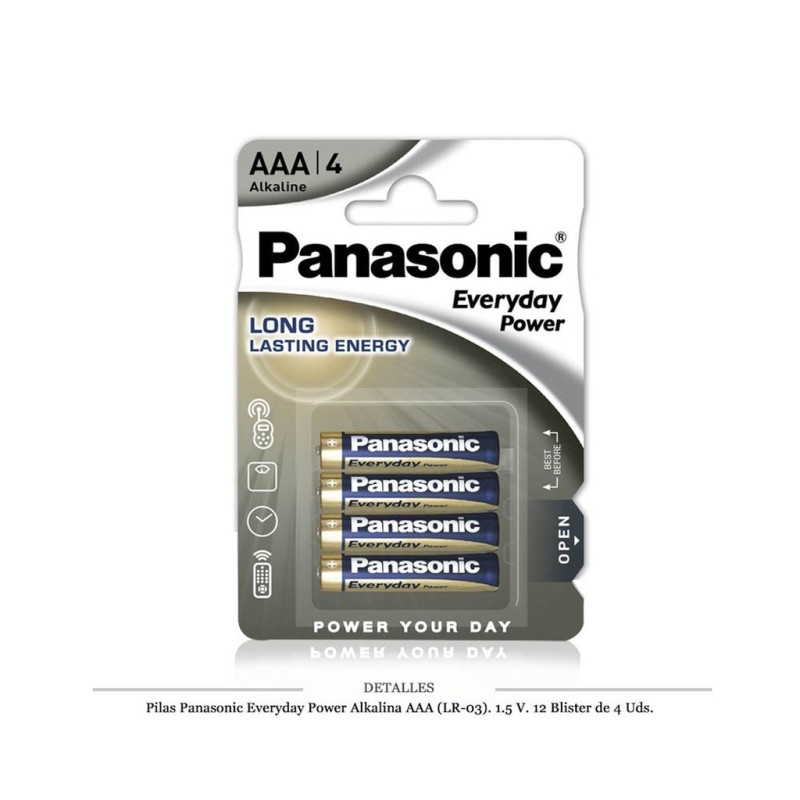 PANASONIC EVERYDAY P.ALK.LR03-1.5V B4/12B