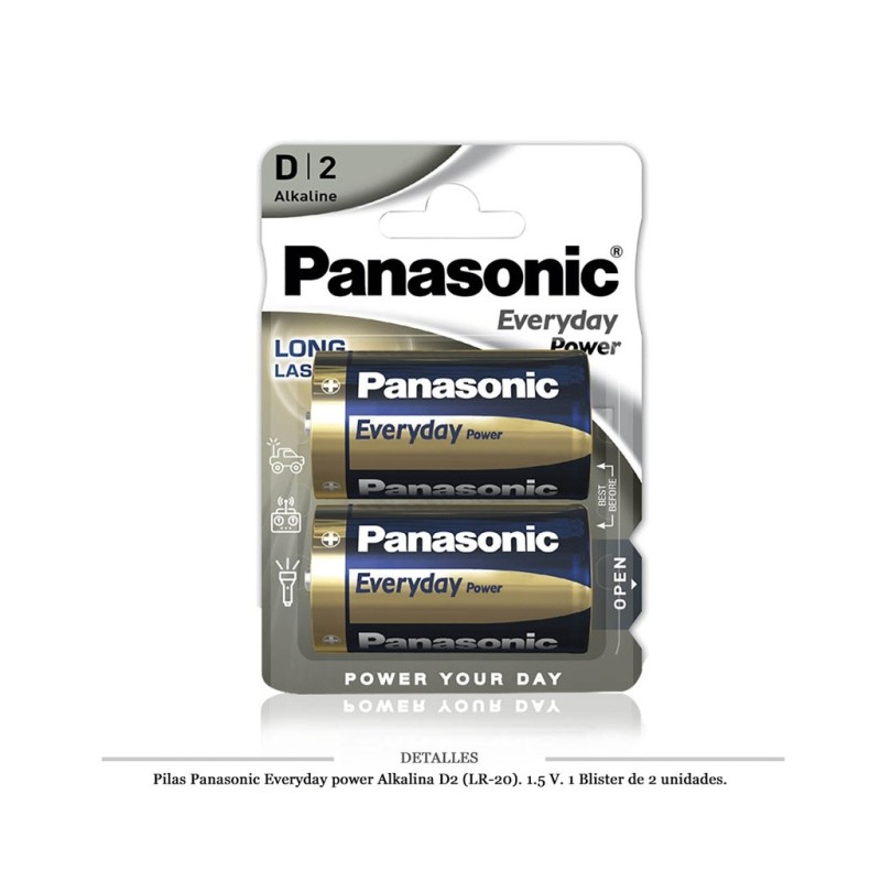 PANASONIC EVERYDAY P.ALK.LR20-1.5V B2/1B