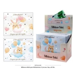BILLETERO BEBE EXPOSITOR 8,7X11 CM 48 UD