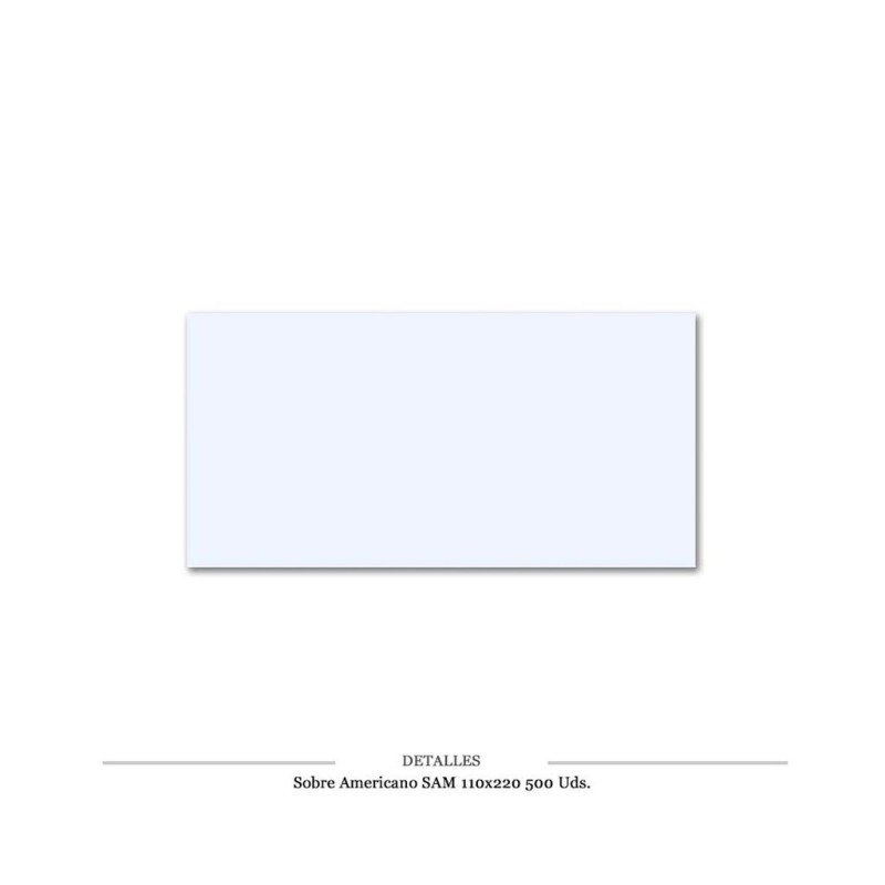 S. AMERICANO A/D SAM 110X220 500 UDS