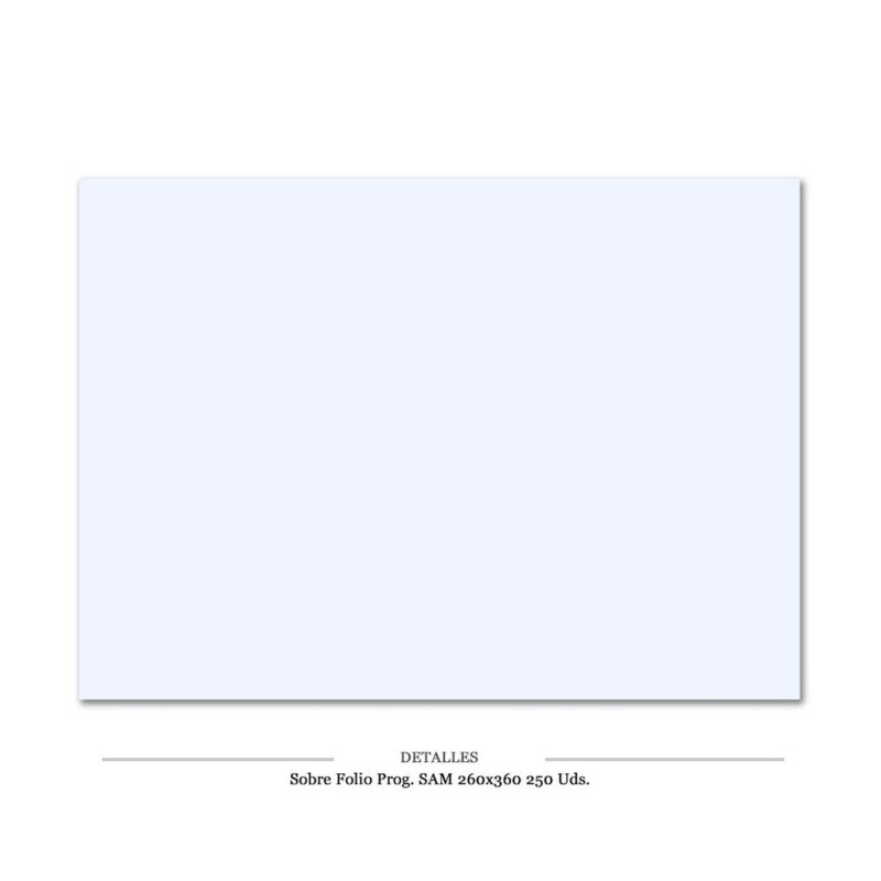 S.FOLIO PROG. A/D SAM 260X360 250 UDS