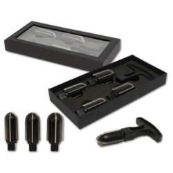 RASCADOR DE PIPA SET 4 ADAPTADORES