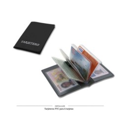 TARJETERO PVC PARA 6 TARJETAS
