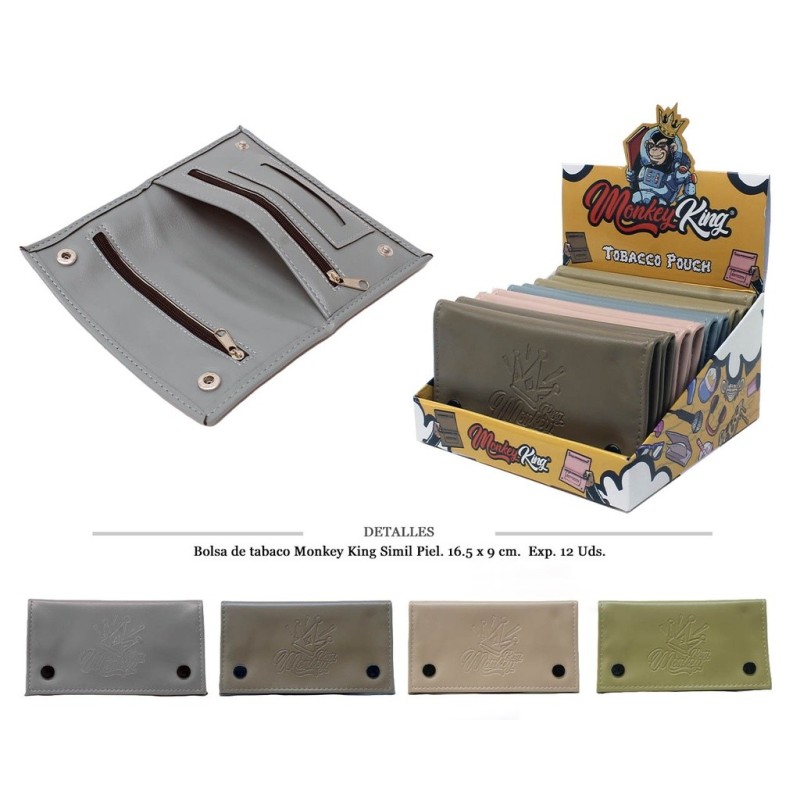 MONKEY KING BOLSA TABACO 16,5X9MM 12 UDS