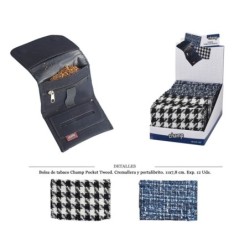 BOLSA TABACO CHAMP TWEED 11X7,8 CM 12 UDS
